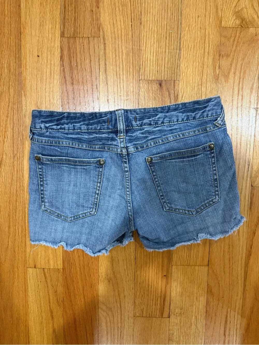 Free People Denim Cutoff Shorts - Medium Wash, W29